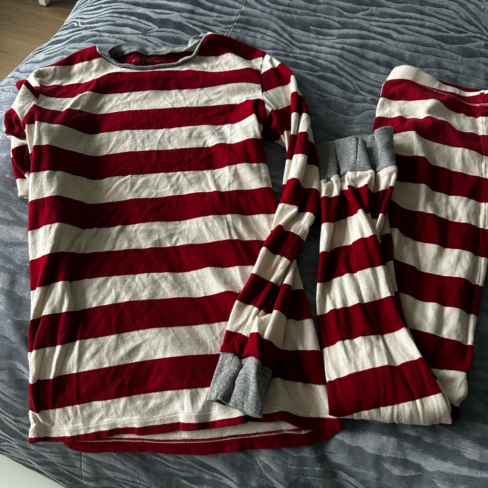 Striped Red and White adults Pajamas